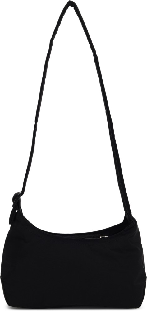 Black Nylon Shoulder Bag