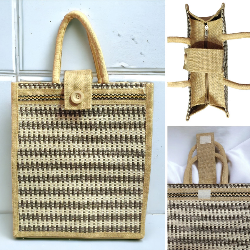 Foldable jute bag store