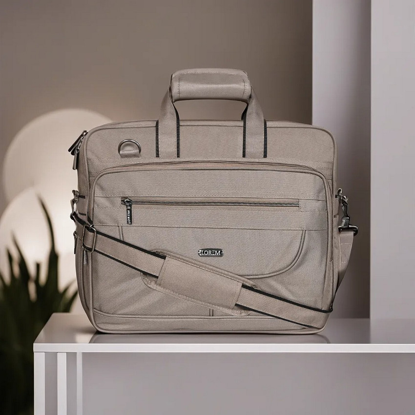 Expandable top briefcase bag