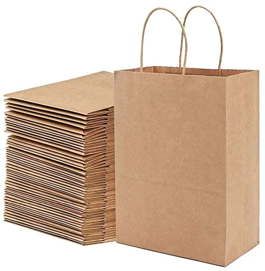 Flipkart DZT PRINT 25 PC KRAFTED BROWN PAPER BAG 10 13 INCH
