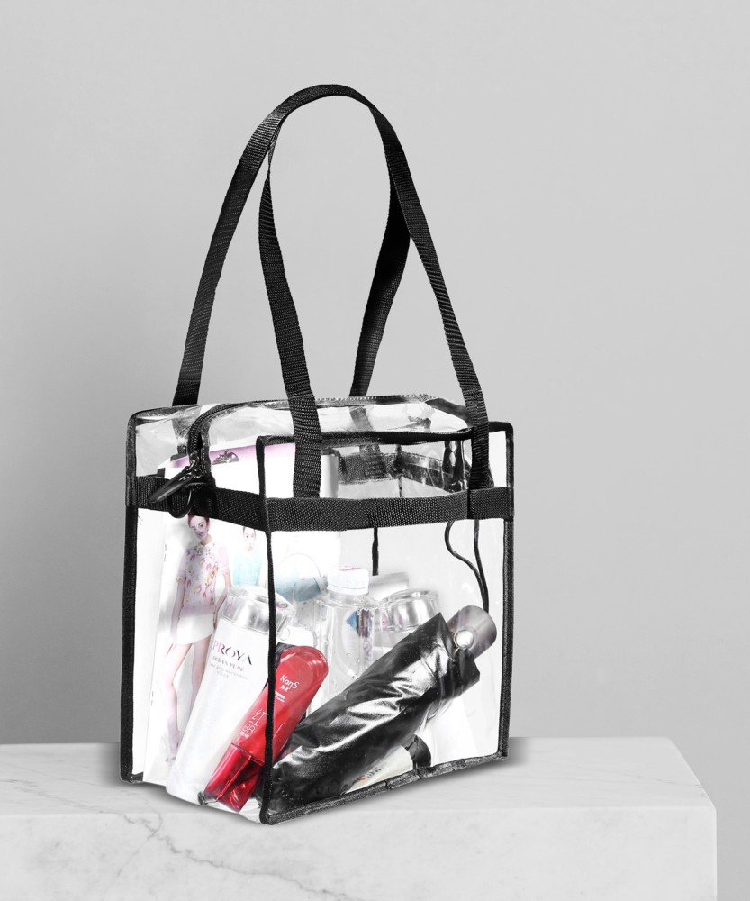 BAGAIL Clear bags Stadium Approved Clear Tote Bag with Zipper