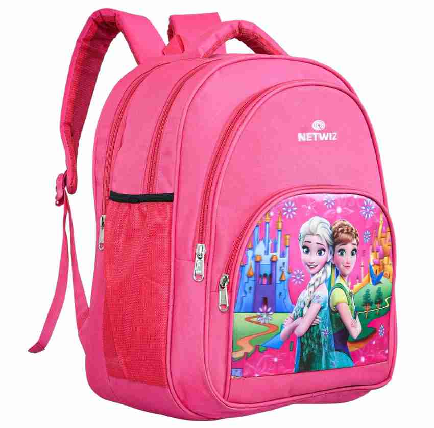 Flipkart Netwiz New style bags beuaty Waterproof School Bag for Girls 1st to 5th Class Waterproof School Bag School Bag