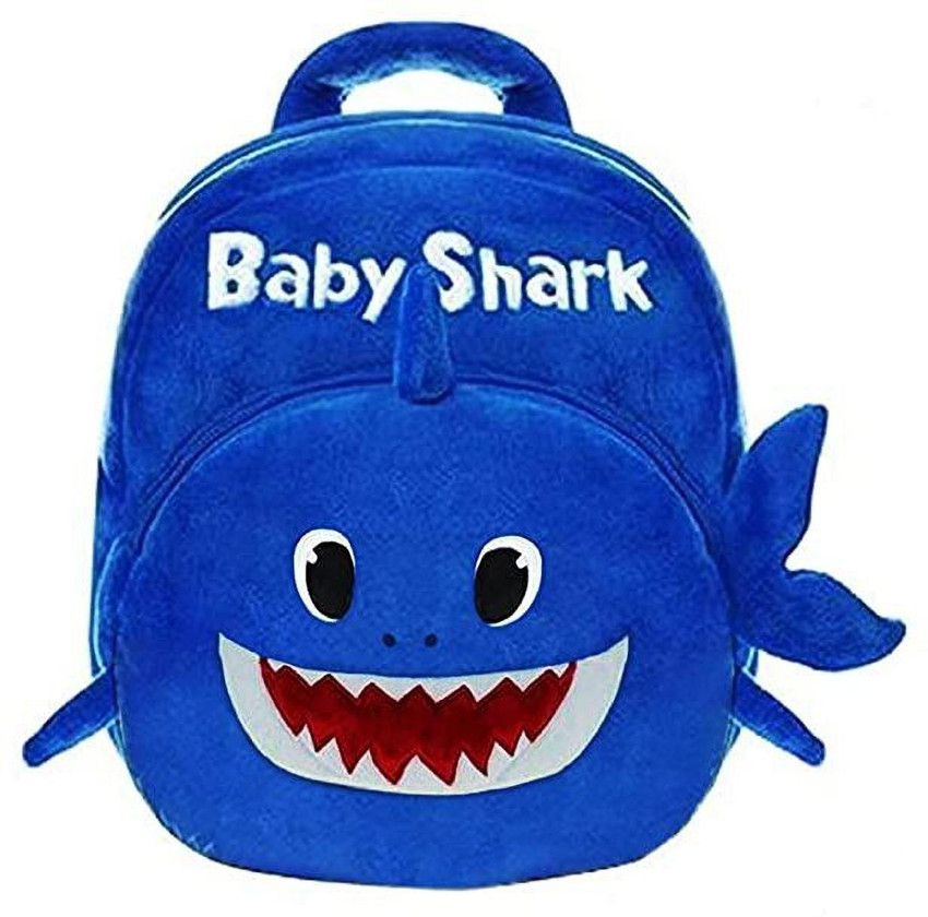 Flipkart Delicado Kids Shark face bag plush Baby Boys Girls age 2 6 years size 15 12 inches School Bag School Bag