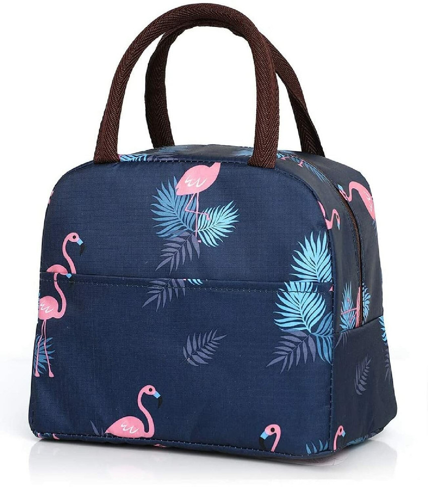 Flipkart Rhydin Blue Flamingo Lunch Bags Small for Women Work Thermal Cooler Tote Bag Waterproof Lunch Bag Lunch Bag