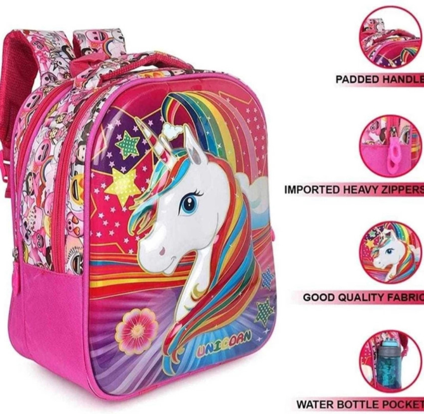 Flipkart Urban Festivities Unicorn school bag for Girls stationary for kids Waterproof Backpack Backpack