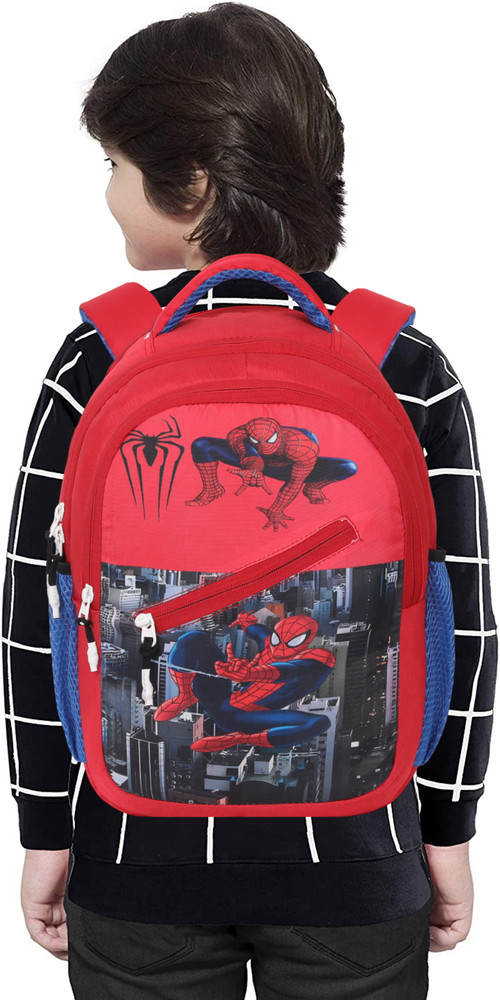 peter india Superhero Spiderman School Bags Cartoon Tiffin Bag