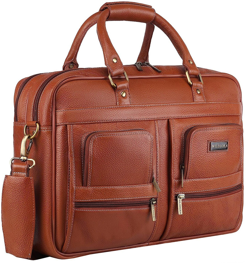 Flipkart WILDHORN Leather Laptop Messenger Bag for Men Messenger Bag Messenger Bag