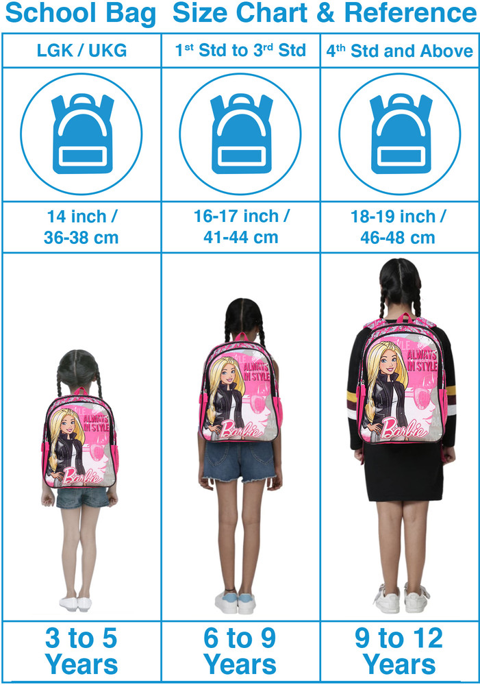 Flipkart BARBIE Always In Style 36 cm School Bag School Bag