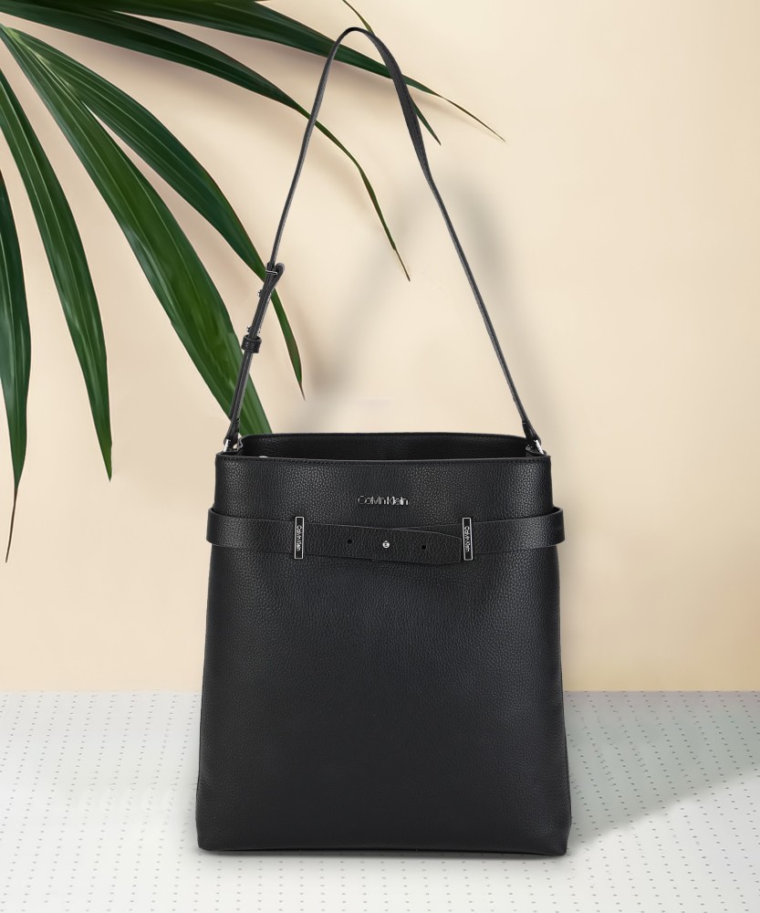 Calvin Klein Black Jeans Shoulder Bag