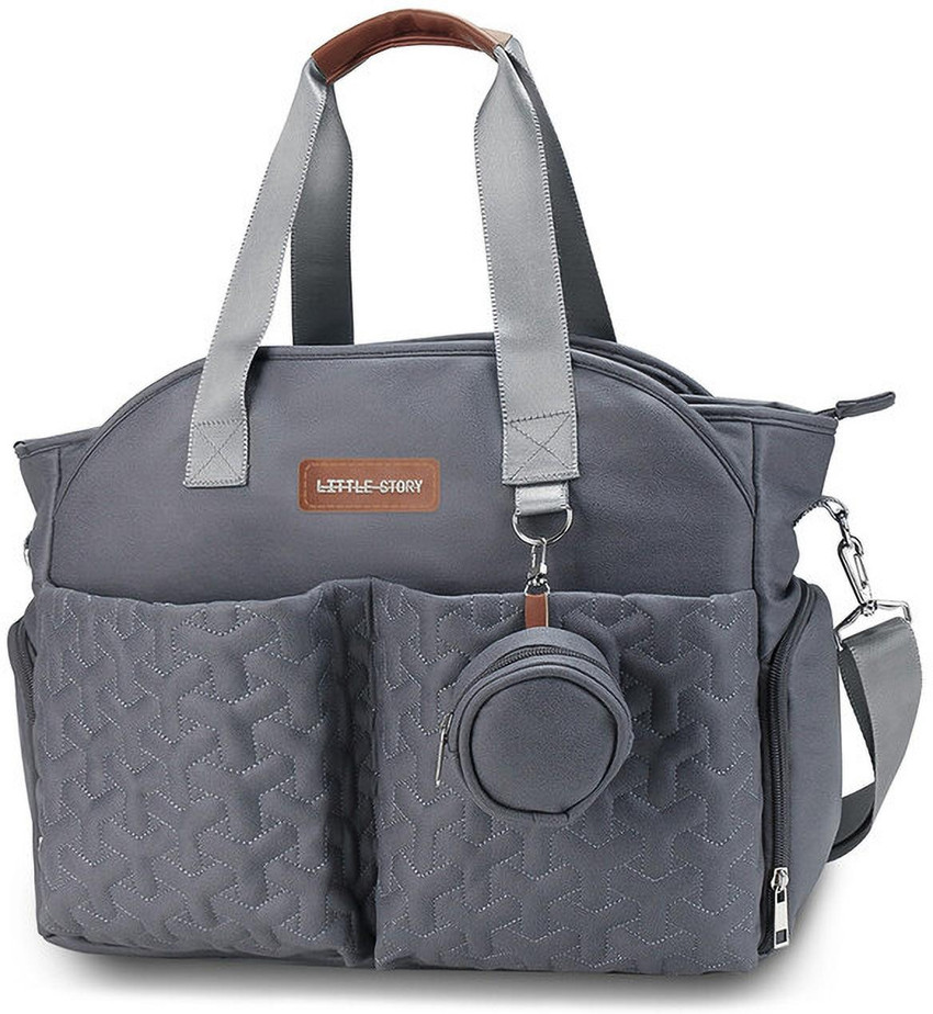 Flipkart Little Story Quilted Diaper Bag w Pacifier Pouch