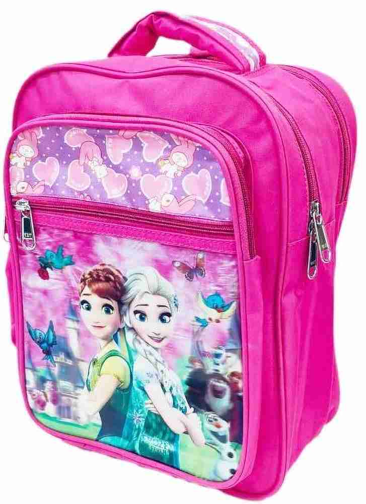 Flipkart GoTRENDY Frozen Cartoon School Bags for Girls Kids Class LKG UKG 36cm 3 Compartments Waterproof School Bag School Bag