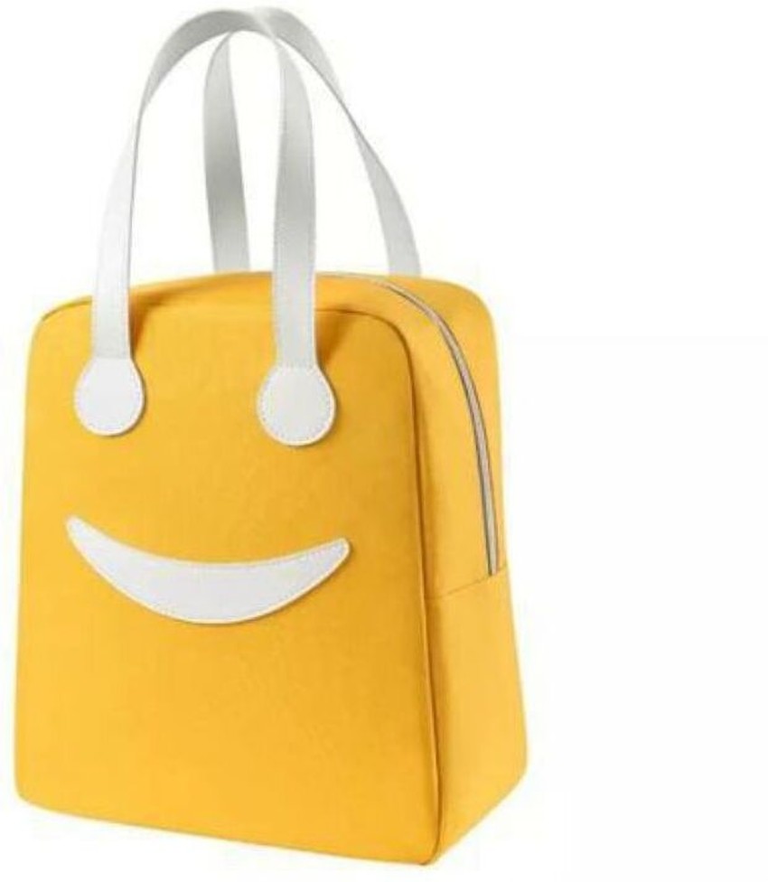 SHOPATHON INDIA Grocery Vegetable Foldable Smiley Non-Woven Fabric Shopping  Bag, Washable Reusable Tote Hand Bag with One Small Pocket, Mix Colour 4  Bags : Amazon.in: Fashion