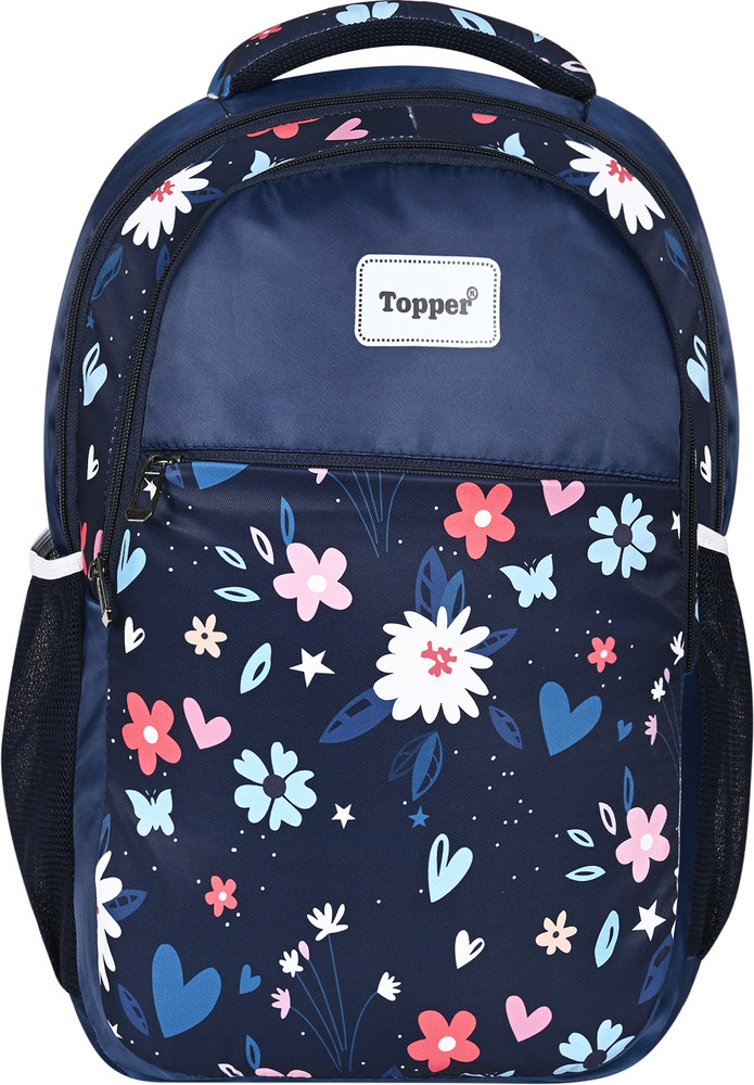 Flipkart Topper Printed 27L School Backpack for Girls for class 9th 10th 11th 12th College Bag. Waterproof School Bag School Bag