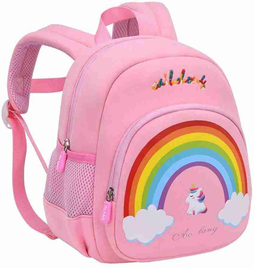Flipkart SANJARY My Dreamy Unicorn Backpack Waterproof Rainbow Design bagsFor Kids Waterproof Backpack Backpack