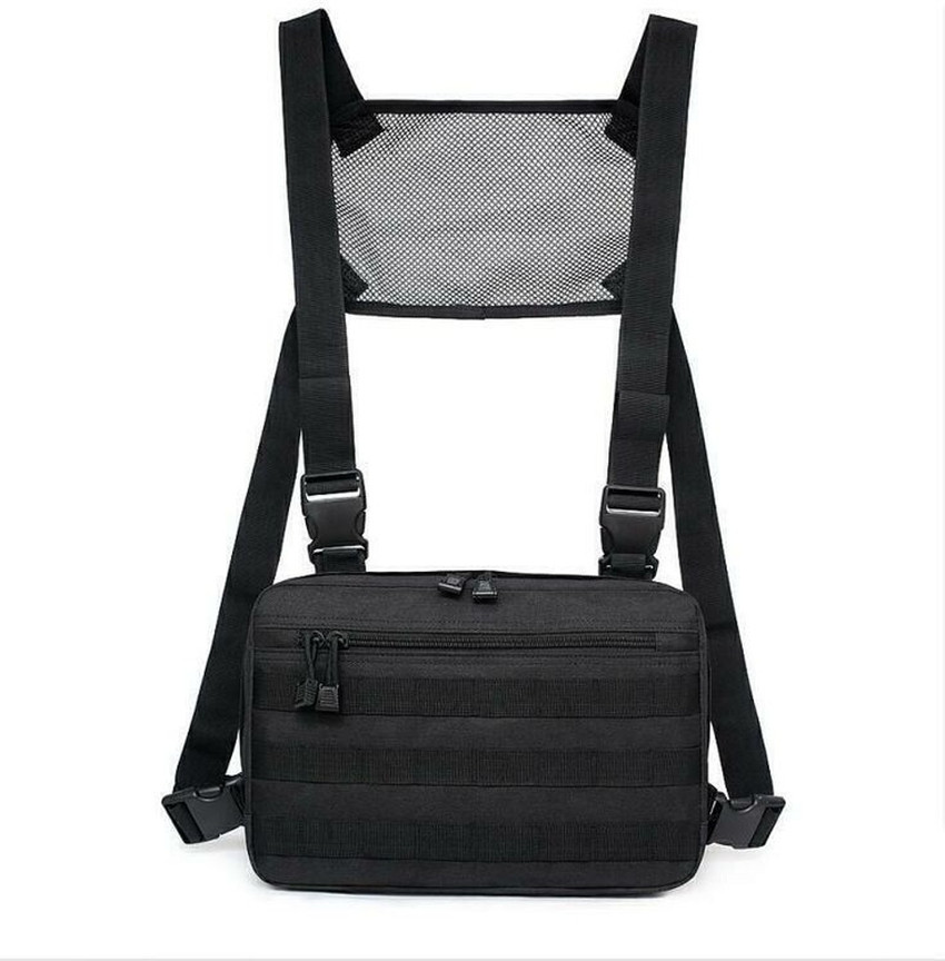 Guys release buckle decor chest bag 2025