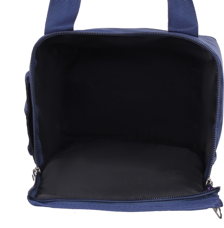 Leather Land Dashing Lunch Bag Navy Blue Waterproof