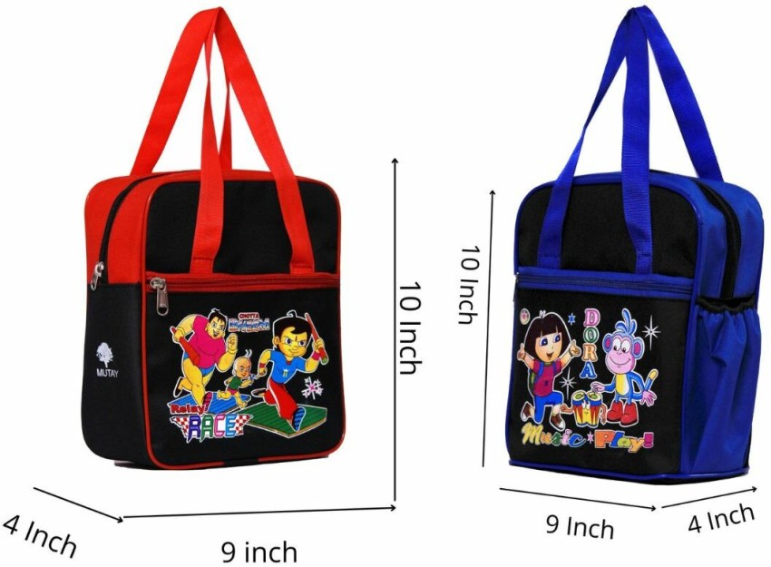 Disney Mickey Mouse Boys Girls Toddler Soft Insulated School Lunch Box One size, RedBlue