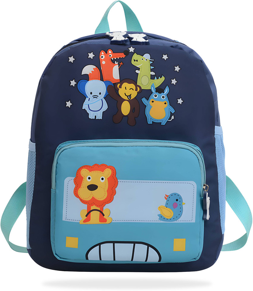 Flipkart Bembika Kindergarten Cute Cartoon Kids School Bag for Boys and Girls Toddler Sky School Bag School Bag