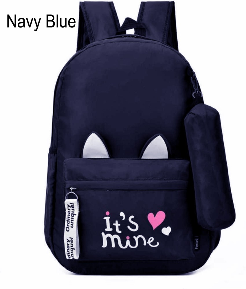 Korean Style Waterproof Backpack, Black