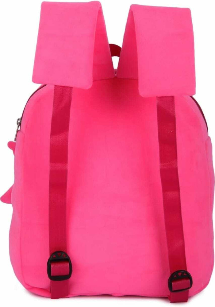 Clinch Premium Quality Soft Children Kids Baby Velvet special 28 CM Bag 10 L Backpack pink Price in India Flipkart
