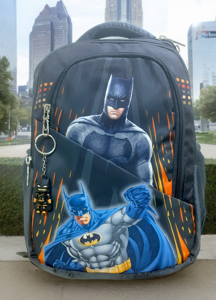 Flipkart Kanikaass Batman Marvel Series School Bag for Boys Kids Tuition Bag Waterproof School Bag School Bag