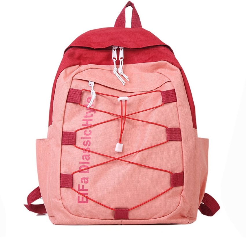 Flipkart Tlismi Lace up Styled Contrast Colour Unisex School Bag For Students College Teens Waterproof Backpack Backpack