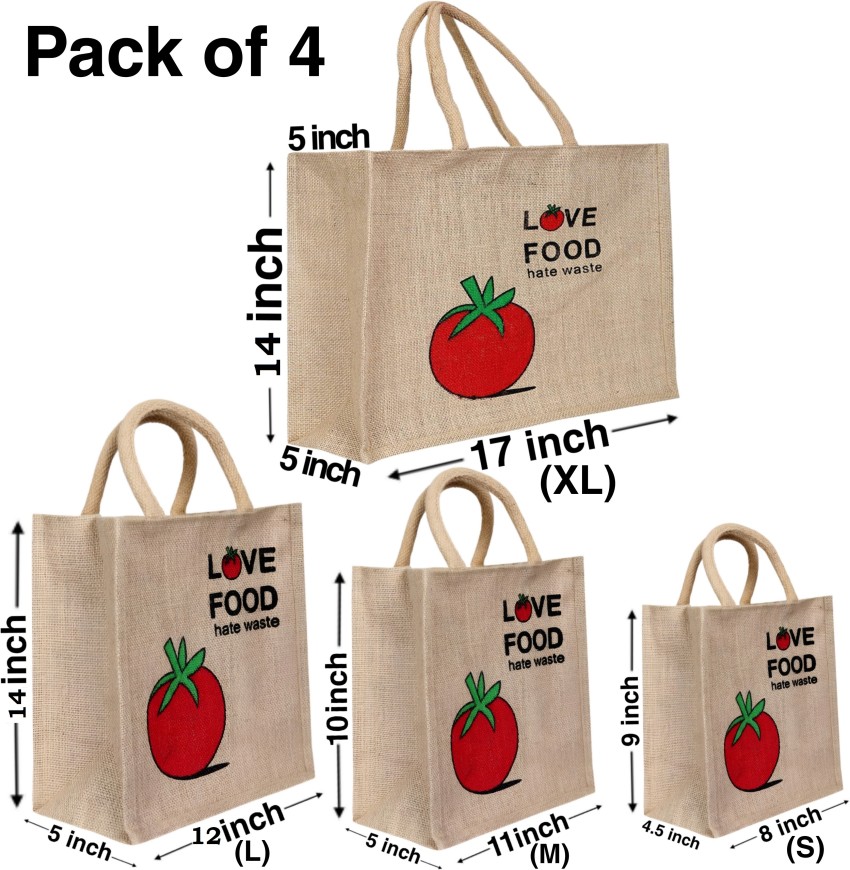 Love food hate deals waste jute bag