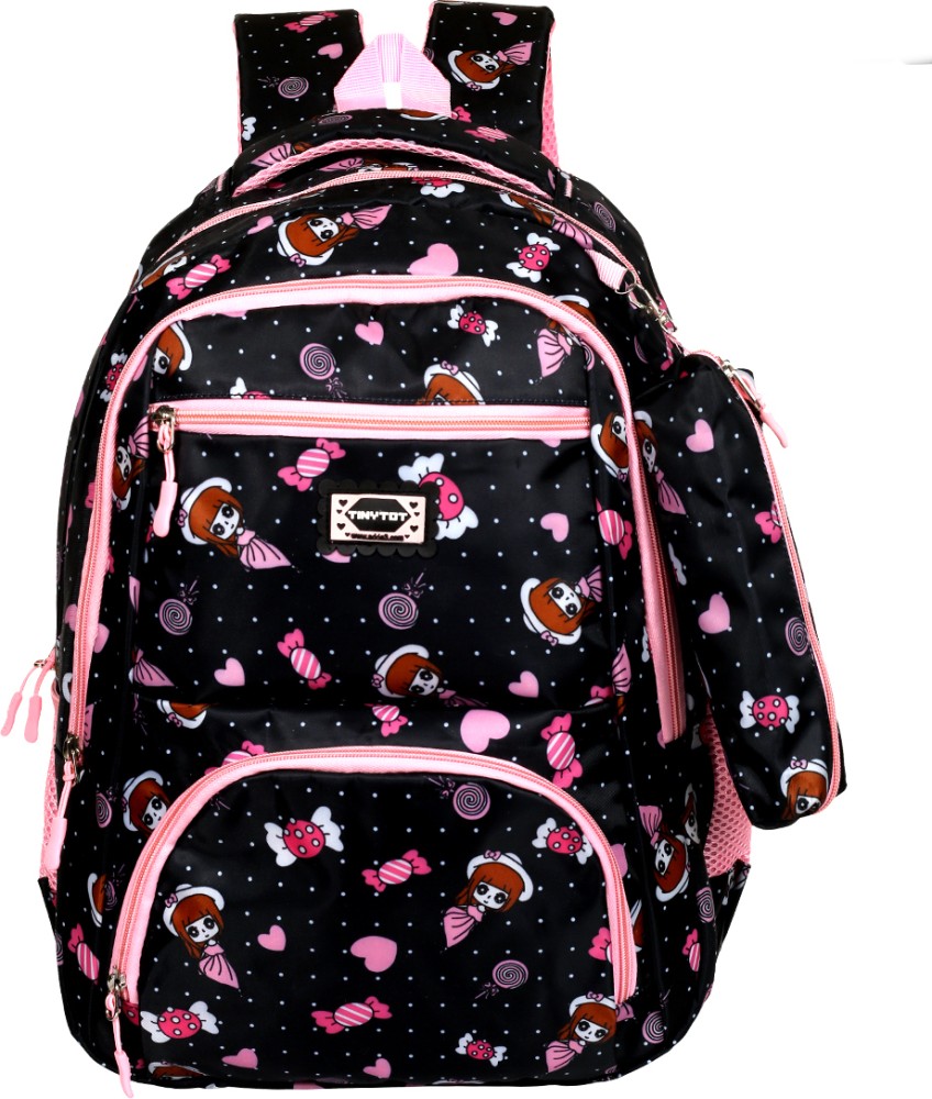Flipkart.com | Pramadda Pure Luxury Trendy Printed backpack for School Girls  For 8th 9th 10th 11th 12th Standard. Waterproof School Bag - School Bag