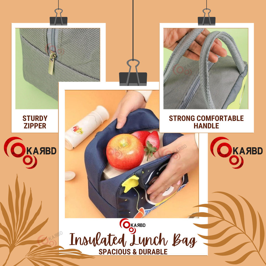 Foil insulated lunch bags hot sale