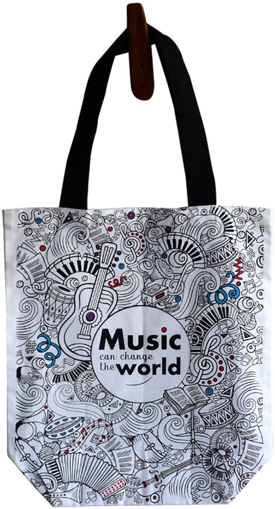 Cute Doodle Tote Bag | Zazzle | Tote bag, Bags, Music tote bag