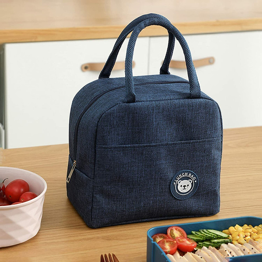 Flipkart SHUANG YOU Polyester Lunch Bags for Office Women Men Insulated Travel College School Lunch Bag Lunch Bag