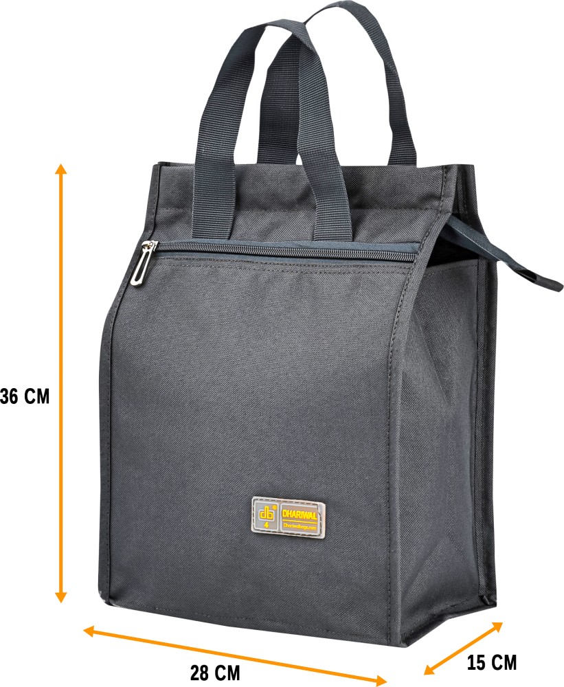 Thaili No.6 Tiffin Bag 16in x 13in x 6in TB-405 (Grey) : Amazon.in: Shoes &  Handbags