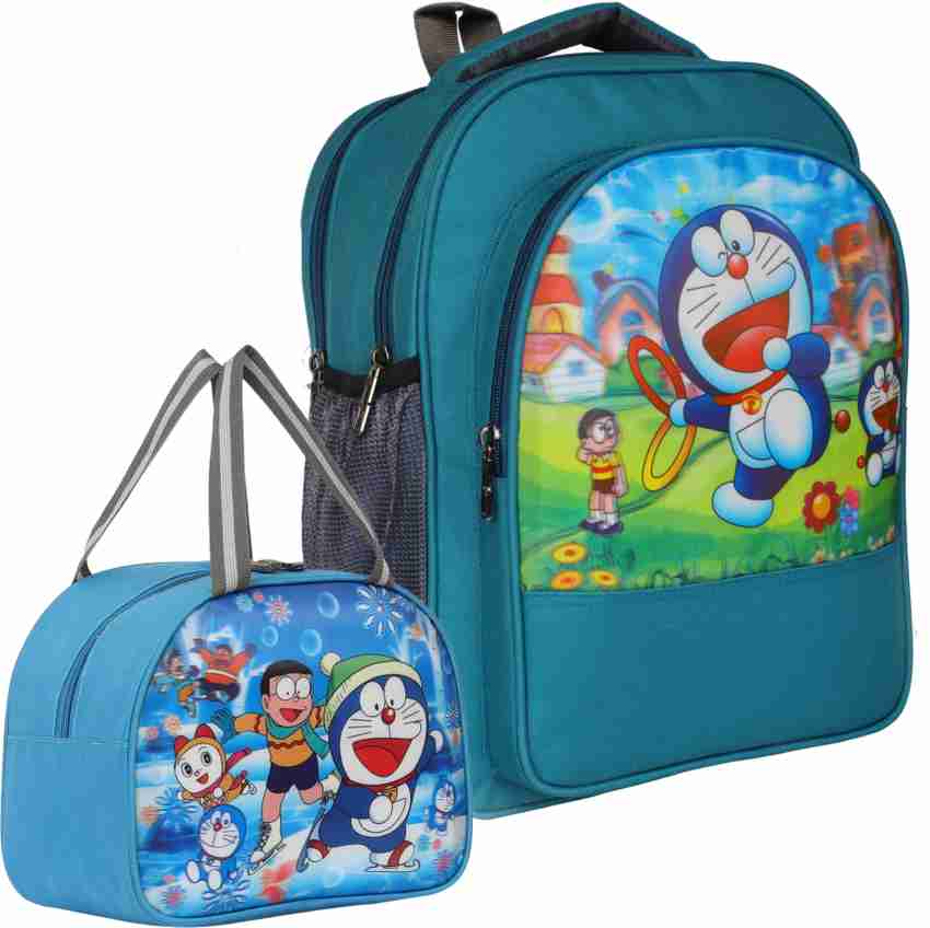 Flipkart rts bags 30L doraemon school bag 5L Lunch bag for