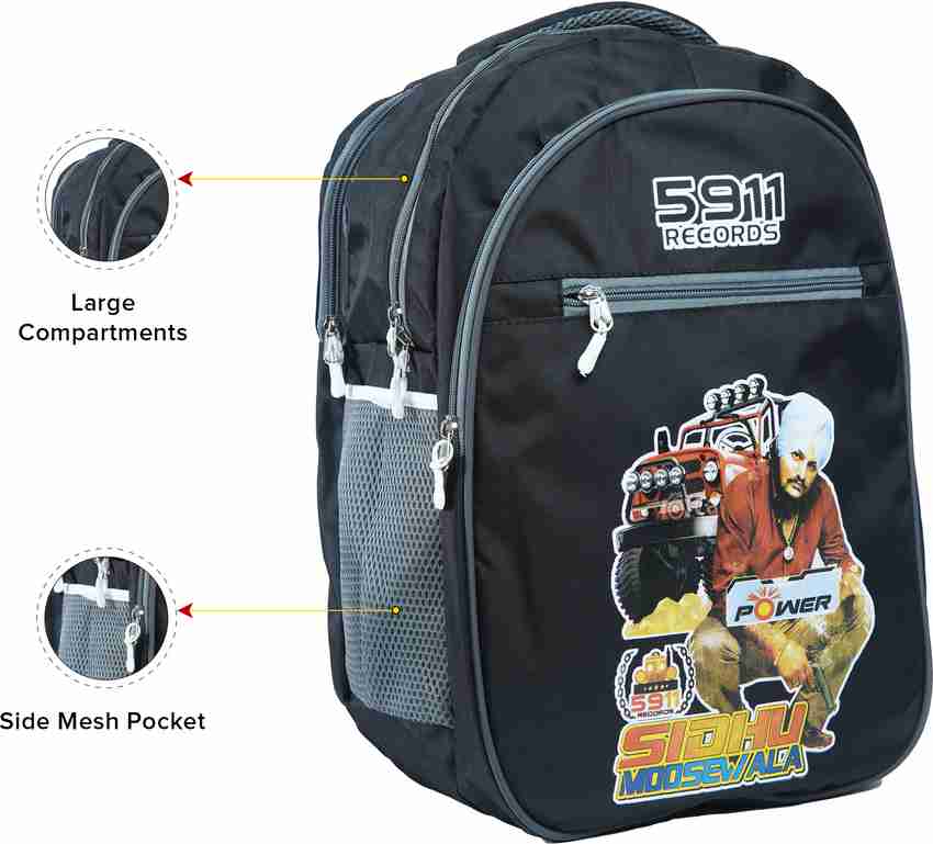 Flipkart Maglan Siddhu Moosa wala School bag backpack s for School Boys Girls Waterproof School Bag School Bag