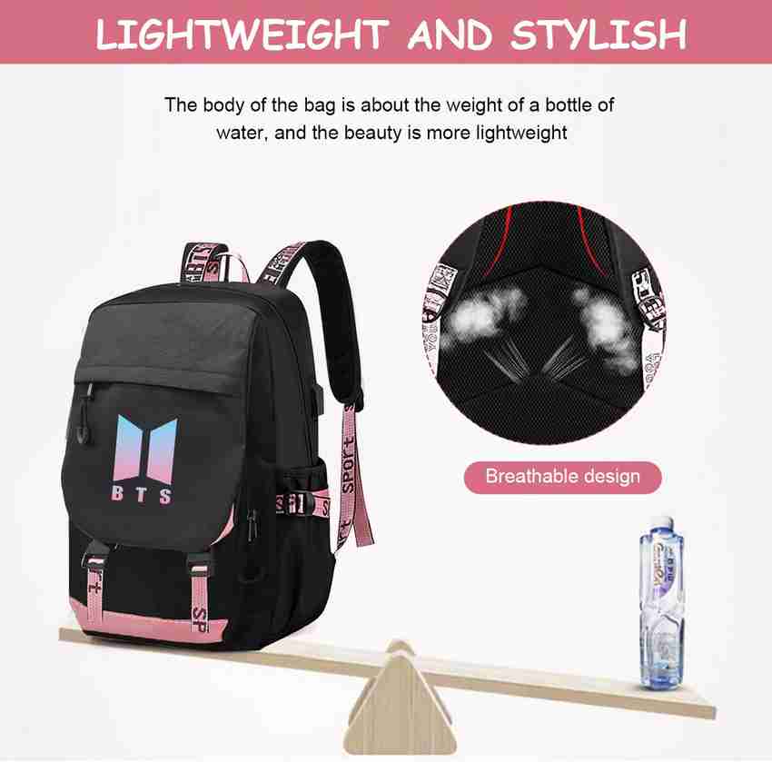PALAY BTS Bags for Girls School Backpack Kpop BTS Bangtan Boys