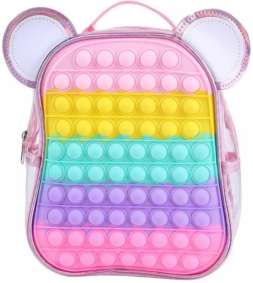 Flipkart BIPTO Pop It Ears Bag Backpack for Girls Silicon