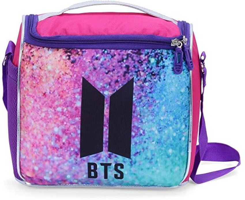 Trusmile Multicolour Unicorn Tiffin Bag for Kids Dream (BTS,  Polyester) Waterproof Lunch Bag - Lunch Bag