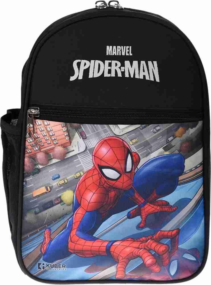 Flipkart DISNEY Marvel Spider man School Bag for Kids 2 Compartments School Bag Small Black Waterproof School Bag School Bag