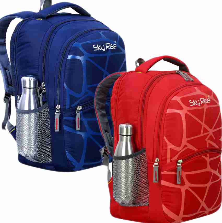 Flipkart SKY RISE 35 L Casual Waterproof Laptop Bag Pack of 2 Waterproof School Bag School Bag