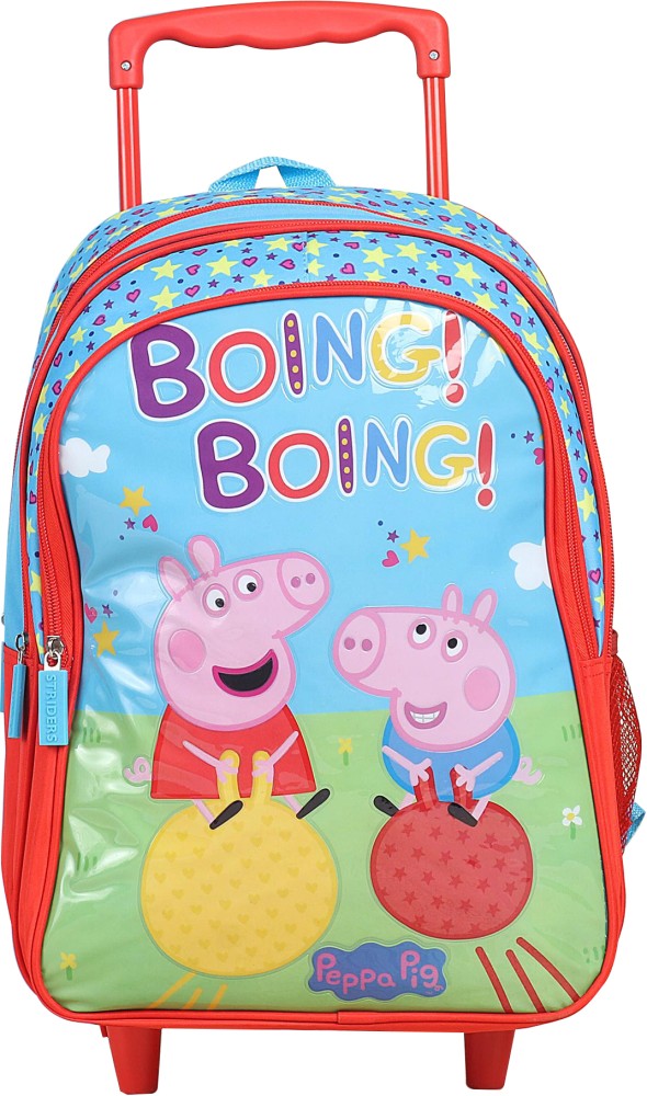 Peppa pig cheap school trolley bag