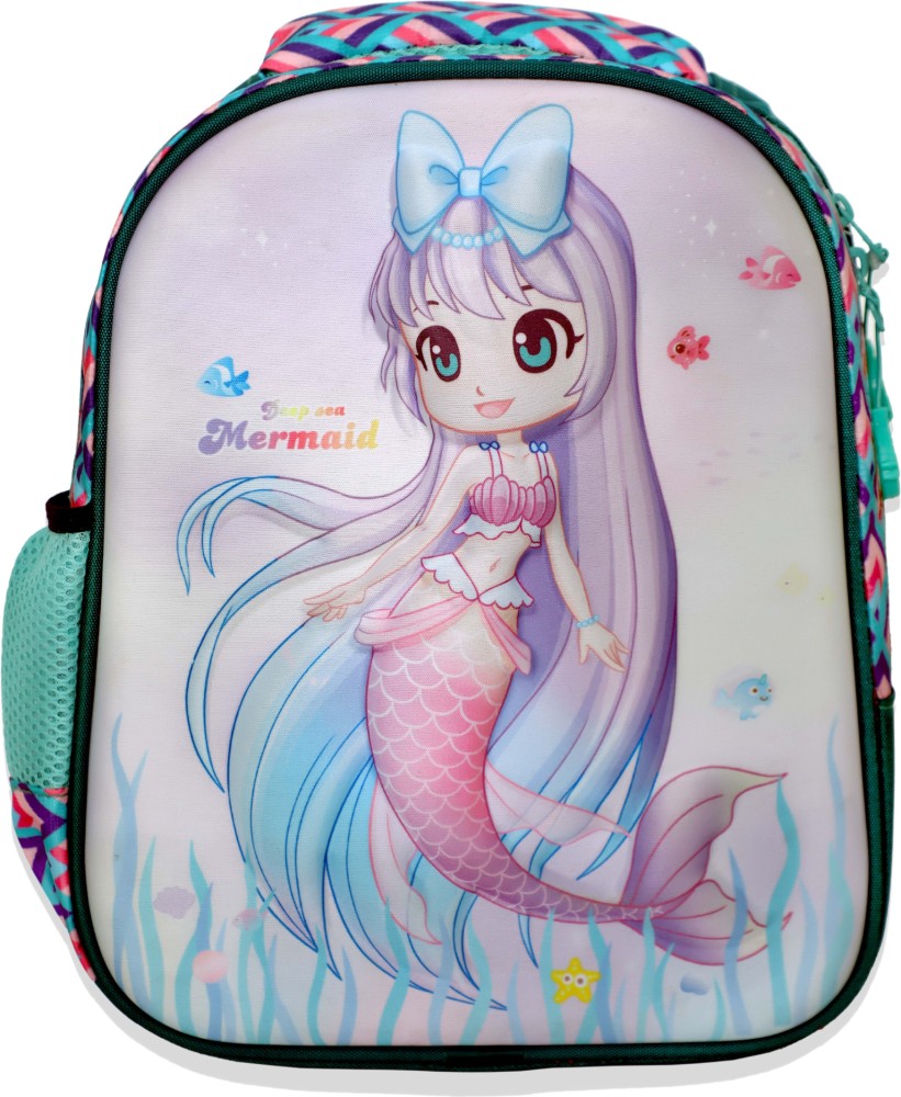 Toyshine Sequin Cute Girls Mermaid Tail Sparkple and Shine Backpack  Children Bag for 3~7 Years Baby- SEA Green : Amazon.in: Fashion