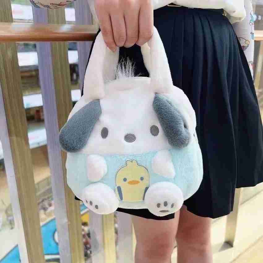 Flipkart HANIYA ONLINE STORE CUTE KAWAII KOREAN STYLE MELODY KUROMI FUR SLING BAG PLUSH STUFFED BAGS Sling Bag Sling Bag
