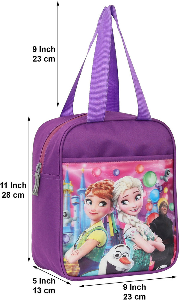 Coolest PURPLE Lunch Tiffin Bag For School Waterproof Lunch Bag