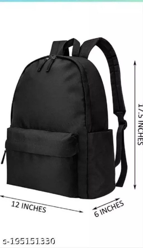 Plain black clearance handbags for school