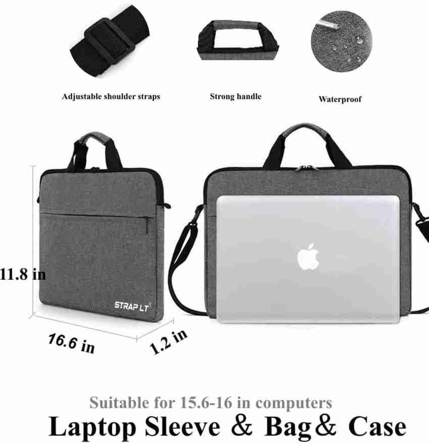 15 inch laptop sleeve with strap new arrivals