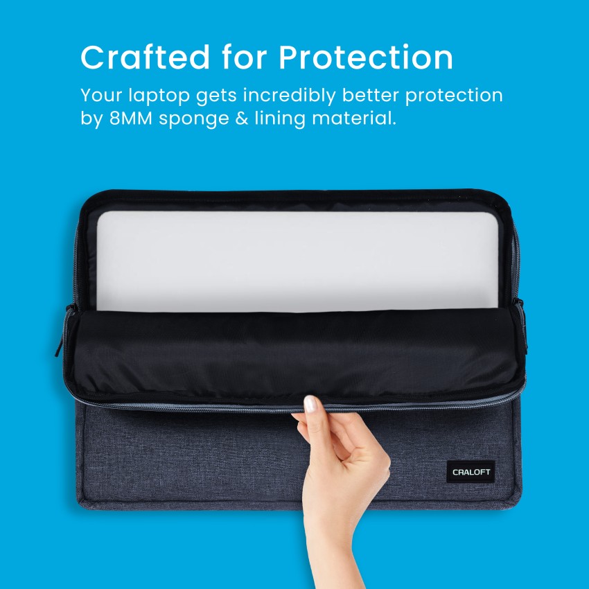 Protective Laptop Sleeve case For 13-Inch laptop with slip pocket