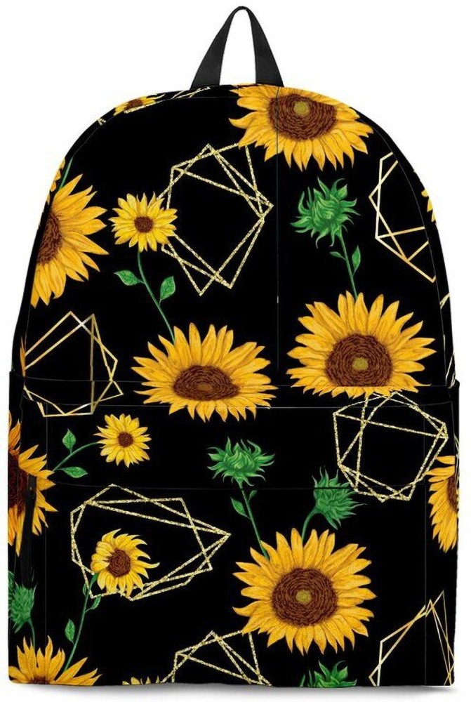 Black sunflower clearance backpack