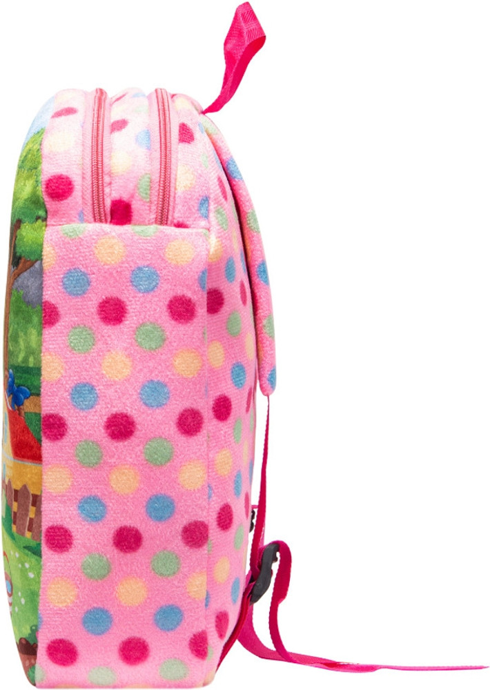 Flipkart LUV KAPOOR Pink Baby Bag for Girls Kids School Backpack Soft Plush Plush Bag Plush Bag