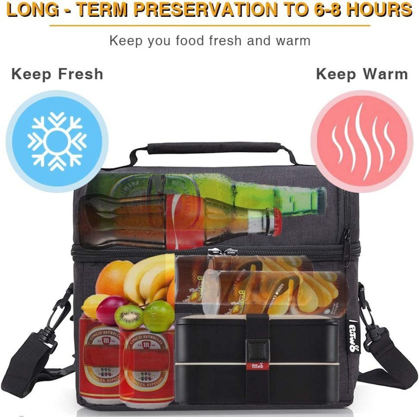 For 6-8 Hours Leakproof Insulated Thermal Cooler Bag,Lunch Bag