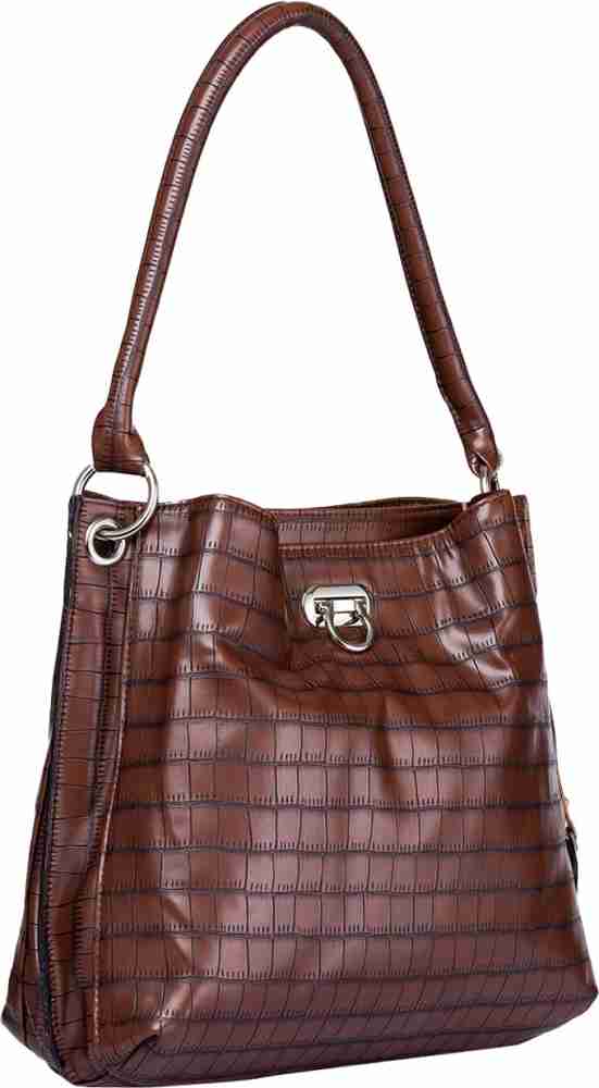 Khadim Brown Sling Bag for Women